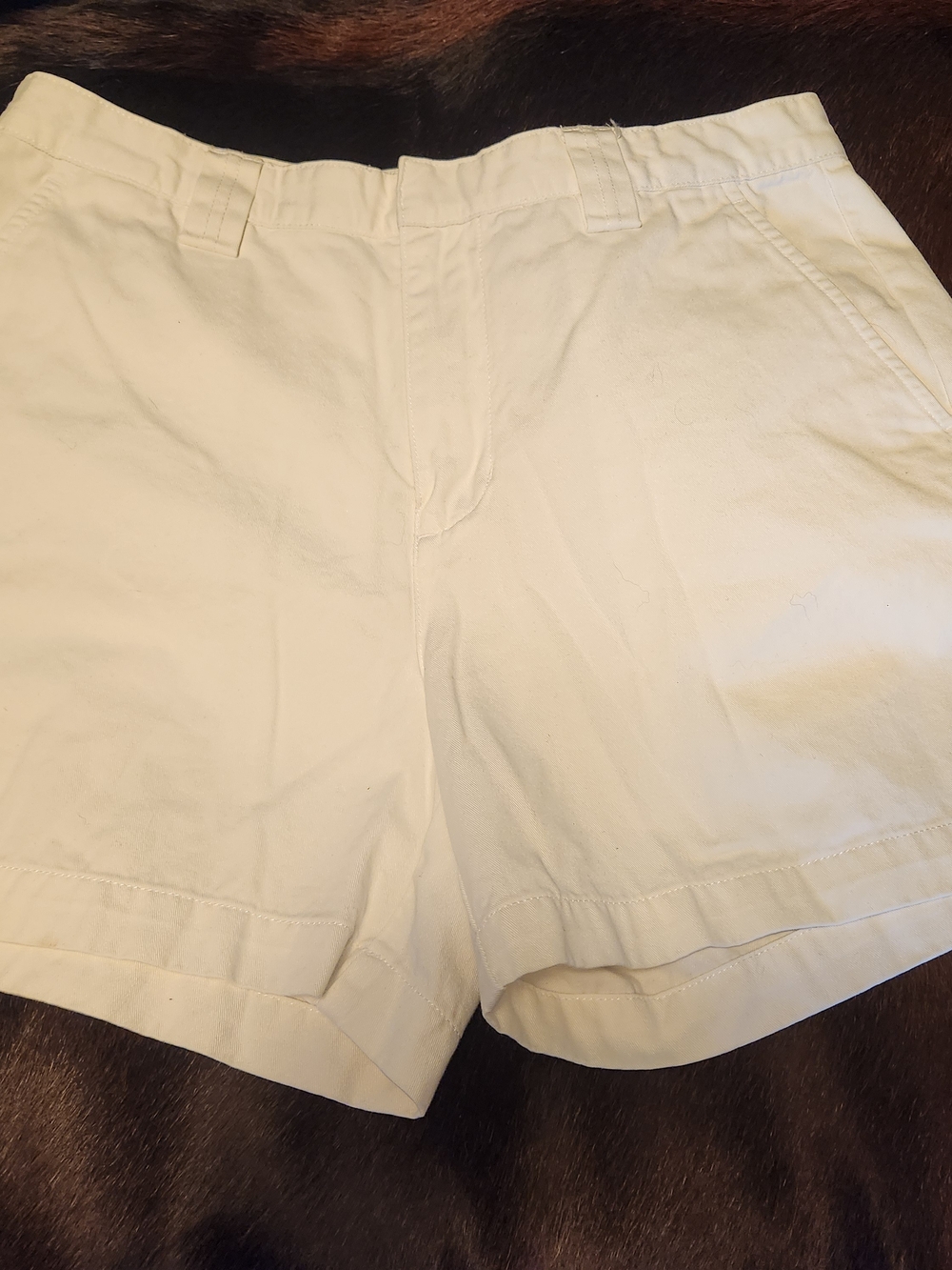 Calvin Klein Jeans White Cotton Shorts